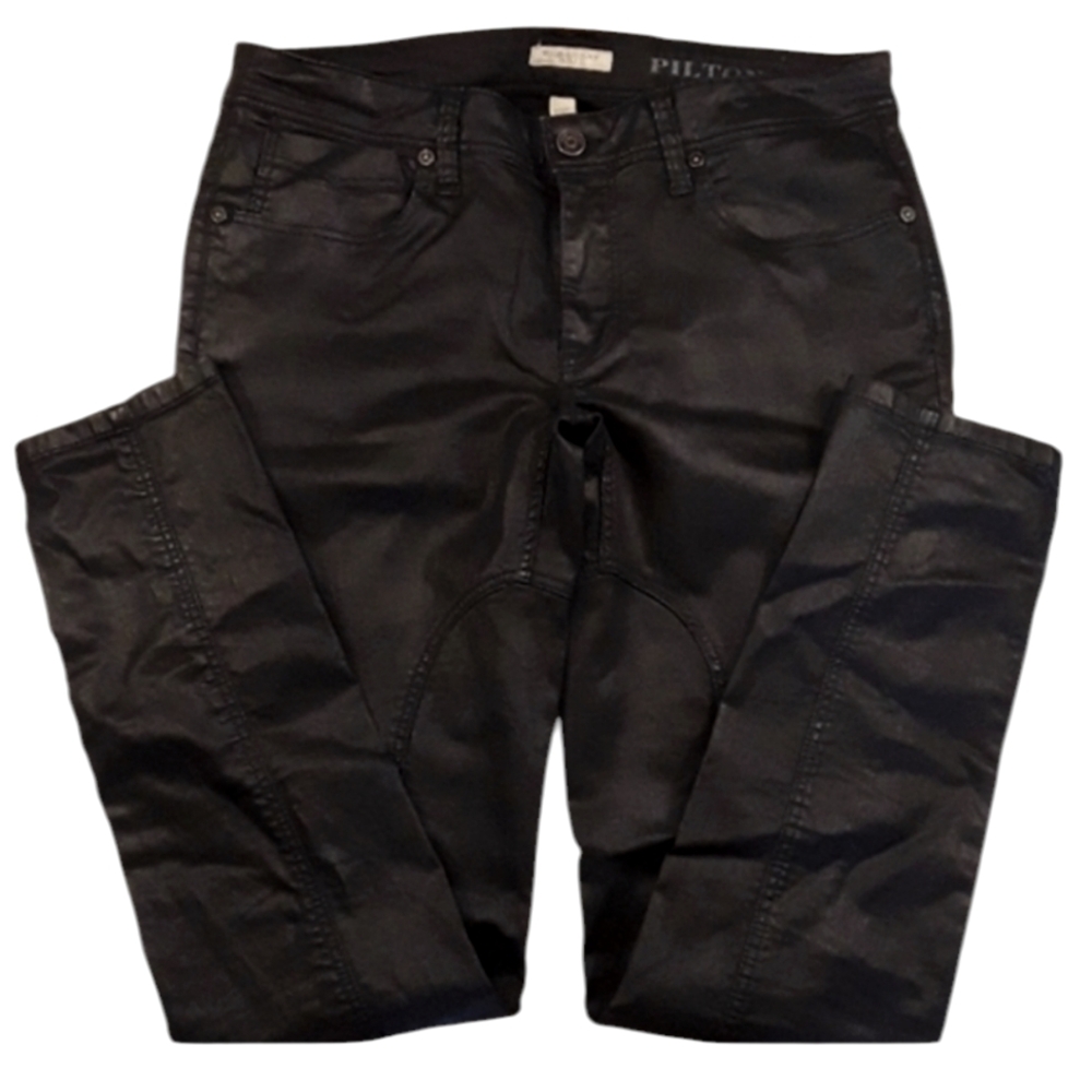💥Burberry Brit Pinton Skinny Leg Black Pants. Women's Size: W31x29 1/2L.